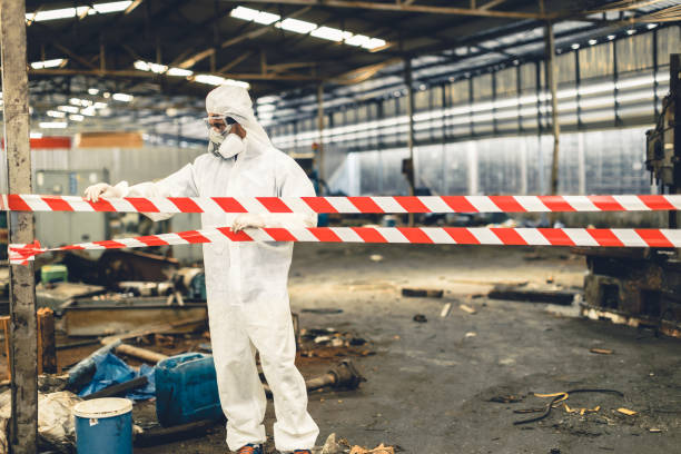 Professional Crime Scene Cleanup technician working in Cherry Hill, NJ